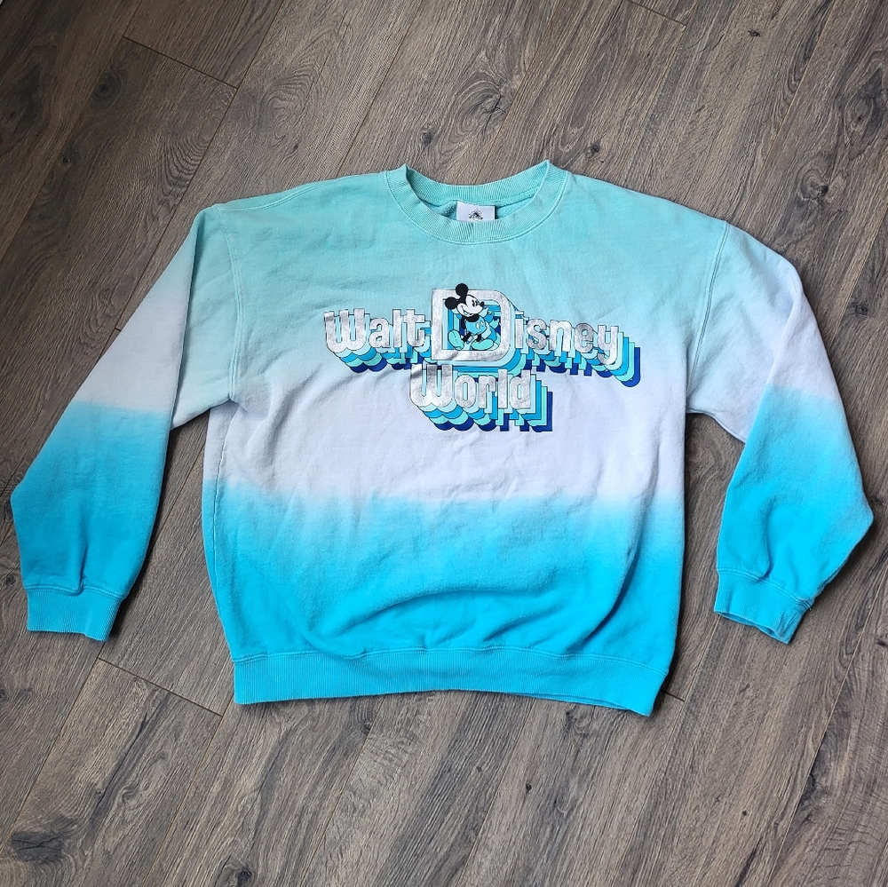 Walt Disney World Sweatshirt Blue Ombre {Large}